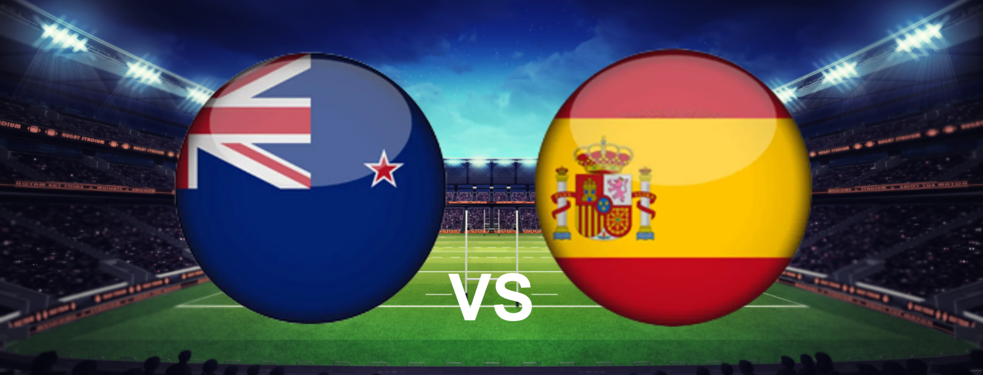 New Zealand vs Spian Women's Rugby World Cup 2025