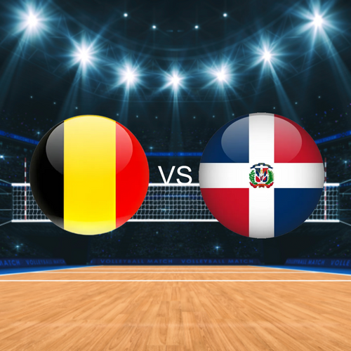 Belgium vs Dominican Republic Women's Volleyball Nations League