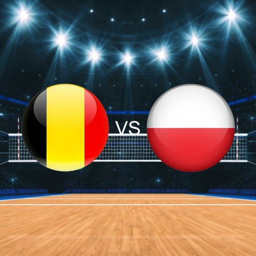 Belgium vs Poland Women's Volleyball Nations League