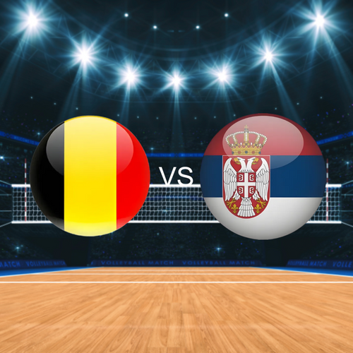 Belgium vs Serbia Women's Volleyball Nations League