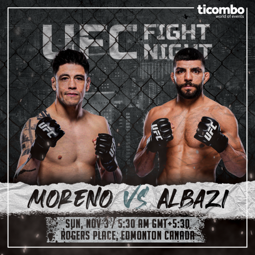 Brando Moreno vs Amir Albazi UFC Fight Night