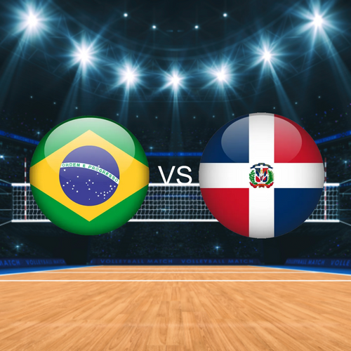 Brazil vs Dominican Republic Women's Volleyball Nations League