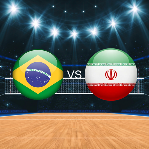Brazil vs Iran Men's Volleyball Nations League