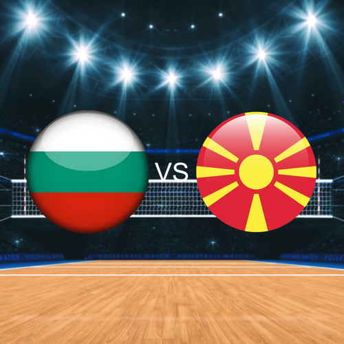 Bulgaria vs North Macedonia CEV EuroVolley