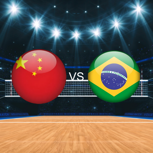 China vs Brazil Women's Volleyball Nations League