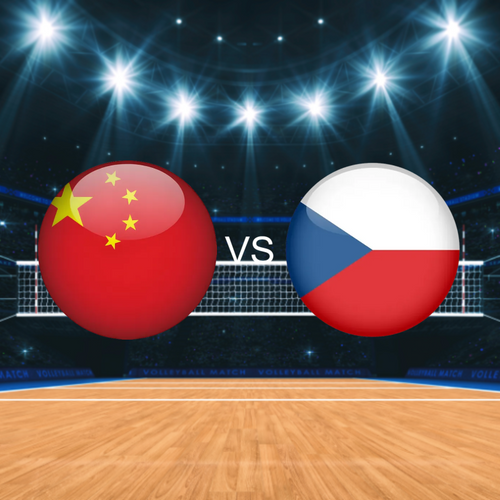 China vs Czech Republic Women's Volleyball Nations League