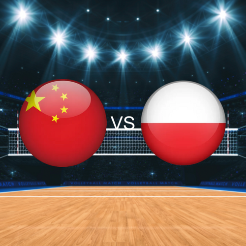 China vs Poland Women's Volleyball Nations League