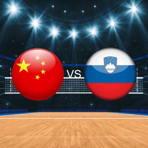China vs Slovenia Men's Volleyball Nations League