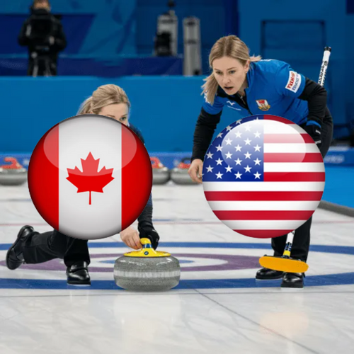 Curling OCUR44 Canada vs USA Women's Bronze Medal Winter Games 2026
