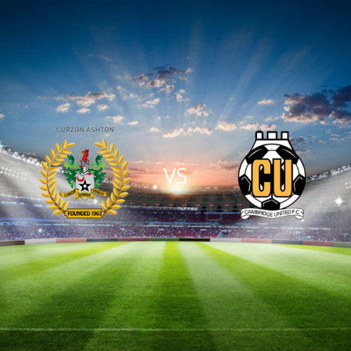 Curzon Ashton FC vs Cambridge United FC FA Cup