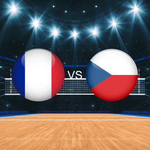 France vs Czech Republic Women's Volleyball Nations League