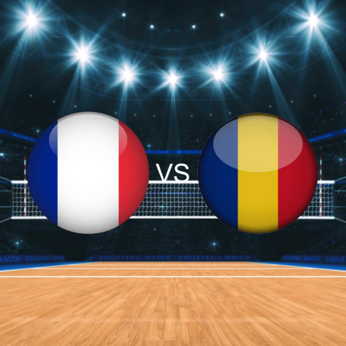 France vs Romania CEV EuroVolley