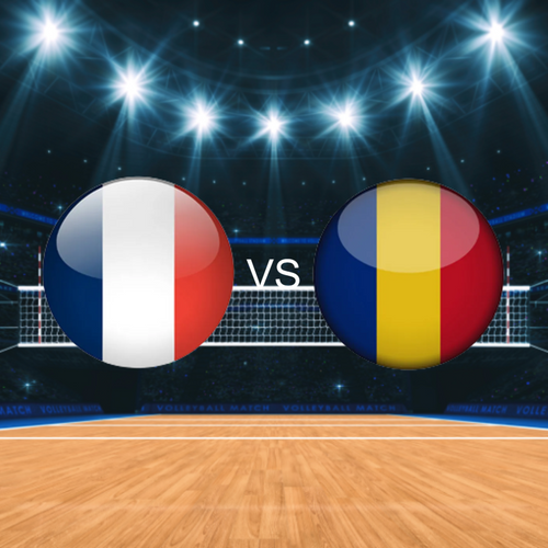 France vs Romania CEV EuroVolley