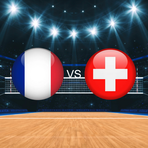 France vs Switzerland CEV EuroVolley