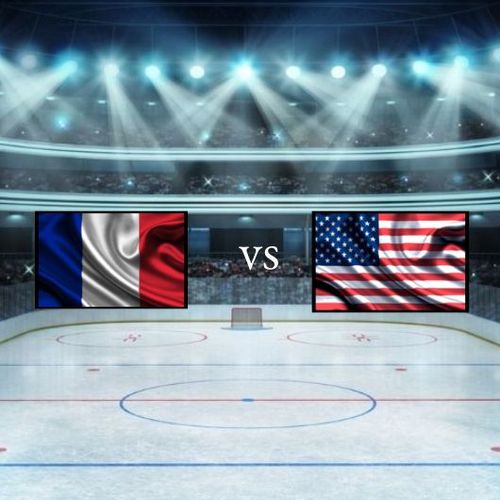 France vs USA Ice Hockey World Championship 2024
