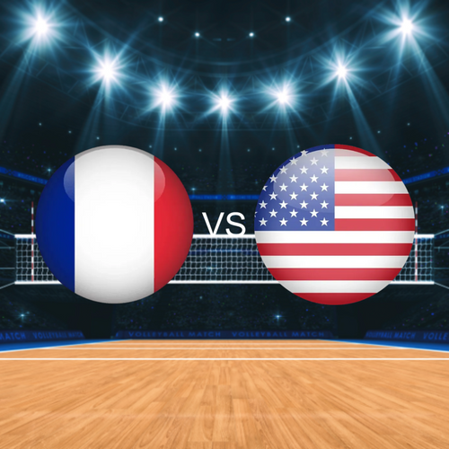 France vs USA Women's Volleyball Nations League