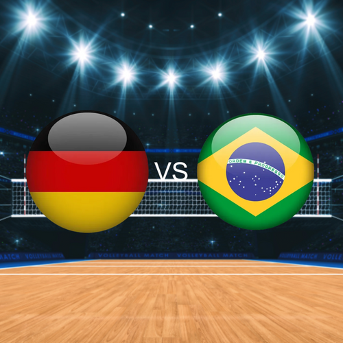 Germany vs Brazil Women's Volleyball Nations League