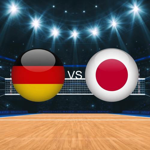 Germany vs Japan Women's Volleyball Nations League