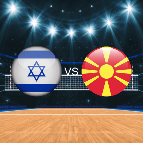 Israel vs North Macedonia CEV EuroVolley