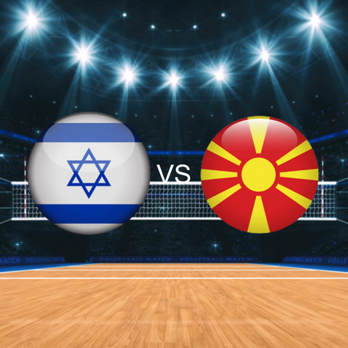Israel vs North Macedonia CEV EuroVolley