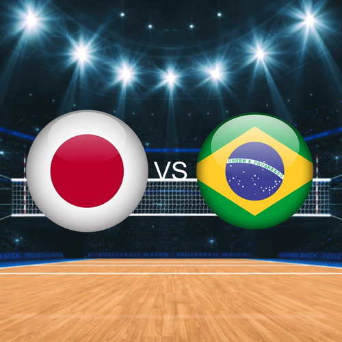 Japan vs Brazil Women's Volleyball Nations League