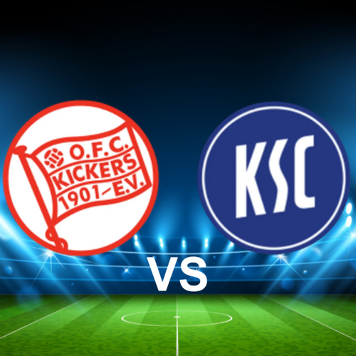Kickers Offenbach vs Karlsruher SC DFB Pokal