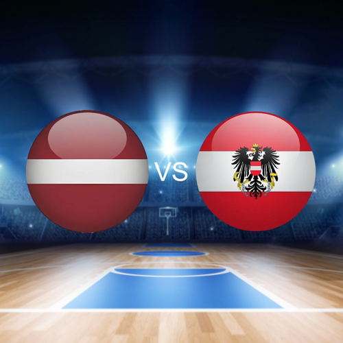 Latvia vs Austria Basketball FIBA Basketball World Cup 2027 European Qualifiers