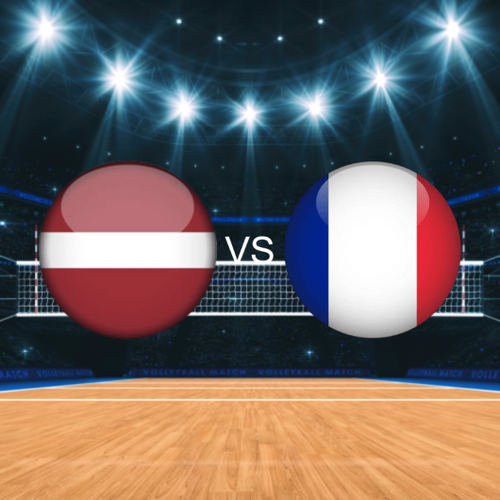 Latvia vs France CEV EuroVolley