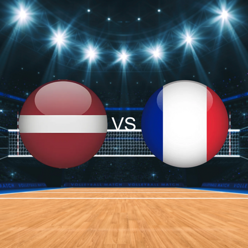Latvia vs France CEV EuroVolley