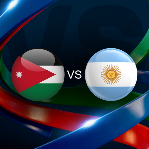 Jordanien mot Argentina - Världsmästerskapet 2026 - M70 Grupp J