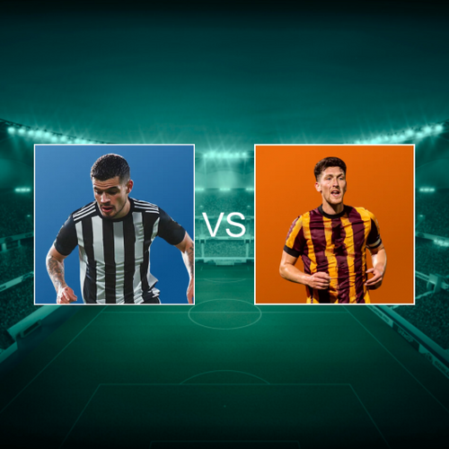 Newcastle United FC vs Bradford City AFC Carabao Cup