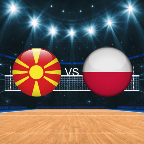 North Macedonia vs Poland CEV EuroVolley
