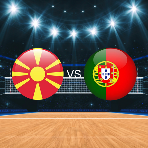 North Macedonia vs Portugal CEV EuroVolley
