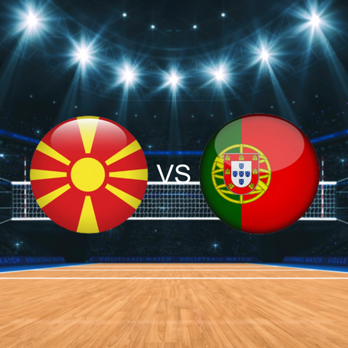 North Macedonia vs Portugal CEV EuroVolley
