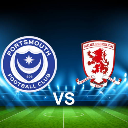 Portsmouth FC vs Middlesbrough FC EFL Championship