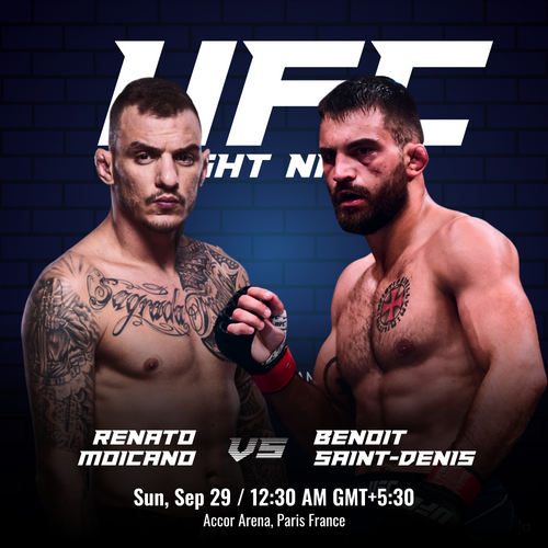 Renato Moicano vs Benoit Saint-Denis UFC Fight Night