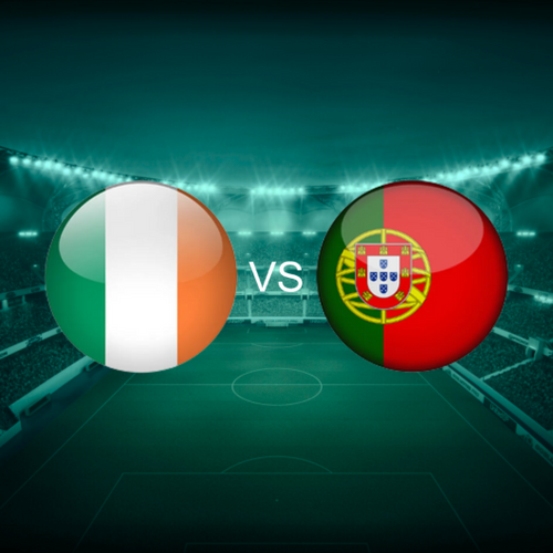 Republic of Ireland vs  Portugal European World Cup 2026 Qualifiers