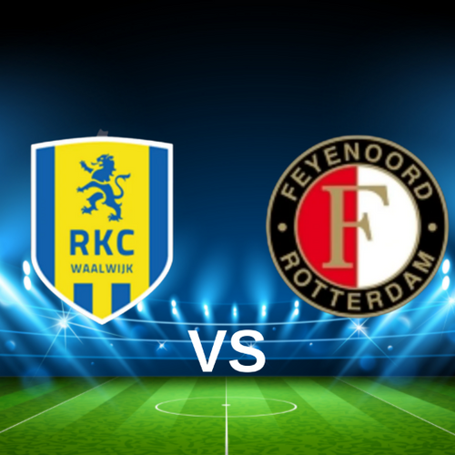 RKC Waalwijk vs Feyenoord Rotterdam Dutch Eredivisie