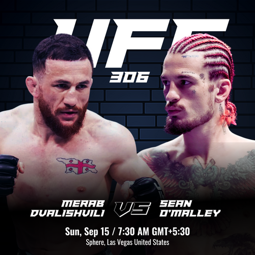 Sean O'Malley vs Merab Dvalishvili Riyadh Season Noche UFC 306