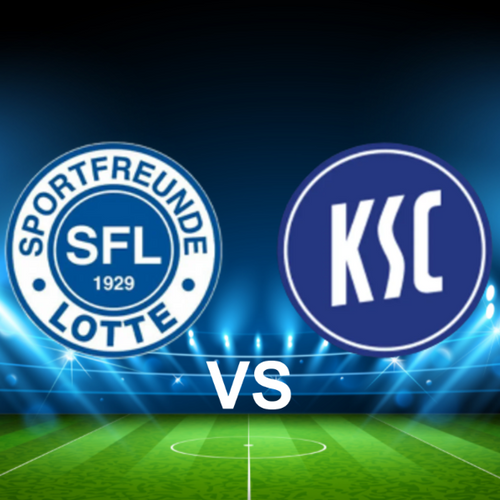 Sportfreunde Lotte vs Karlsruher SC DFB Pokal