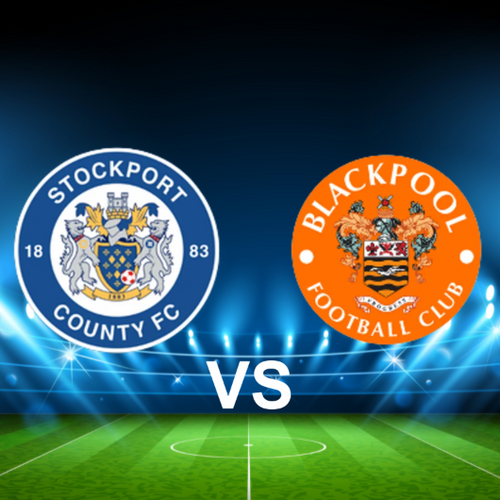Stockport County FC vs Blackpool FC EFL League One