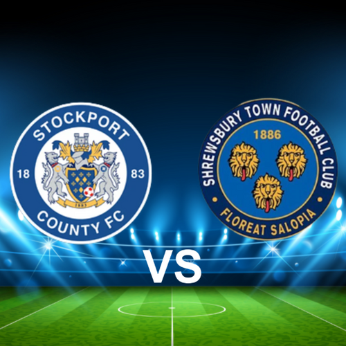 Stockport County FC vs Shrewsbury Town FC EFL League One