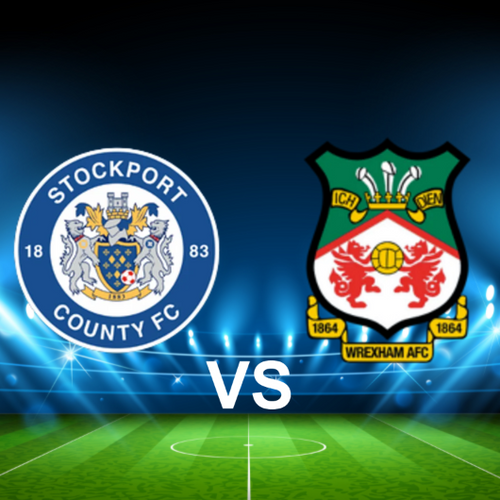 Stockport County FC vs Wrexham AFC EFL League One
