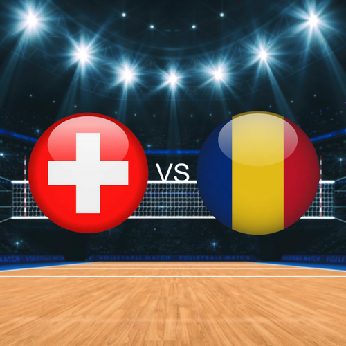 Switzerland vs Romania CEV EuroVolley