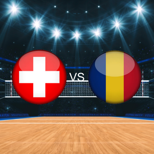 Switzerland vs Romania CEV EuroVolley