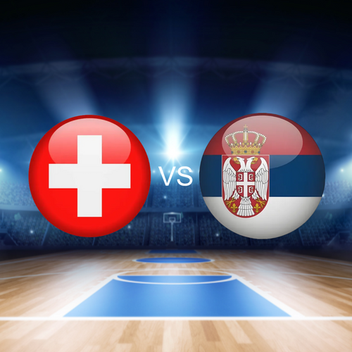 Switzerland vs Serbia Basketball FIBA Basketball World Cup 2027 European Qualifiers
