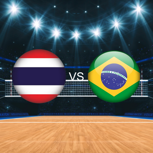Thailand vs Brazil Women's Volleyball Nations League
