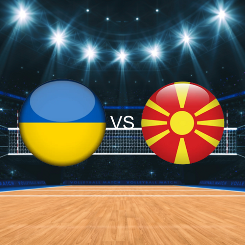 Ukraine vs North Macedonia CEV EuroVolley