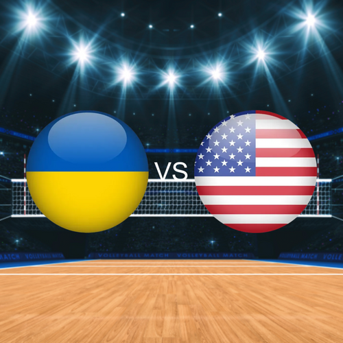Ukraine vs USA Women's Volleyball Nations League