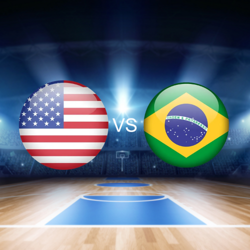 USA vs Brazil FIBA Basketball World Cup 2027 American Qualifiers